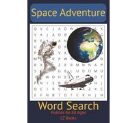 Space Word Search Puzzle Book: Large Print Word Searches about Planets, Astronauts, and the Moon Landing | 6x9 inches, 110 pages | 55 Puzzles... Gift for Kids and Large Print Fans.