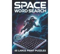 Space Word Search Puzzle: Word Searches with Easy to Read Print about Space, Cosmo, Explore Space and More | 6x9 inches, 110 pages | 50+ Puzzles ... Gift for Vacations, Holidays and Free Times