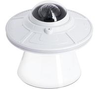, Spacelite Veilleuse Projecteur Vaisseau Spatial Led, 8 Modes D'Éclairage, Enceinte Bluetooth Intégrée, Synchronisation Sonore, Blanc