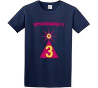 Spacemen 3 Tee O Neck Men Shirt Navy Blue