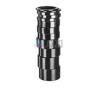 Spacer 1' Alu 2mm schwarz