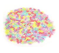 Spacer Beads Plastic Alphabet Accessories 500Pcs Colorful Letter Beads for DIY Crafts Jewelry Making Hair Band Decorations Reusable Material