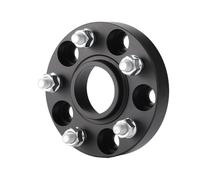 SPACER ROUE Adaptateur D'entretoise De Roue En Alliage Aluminium Forgé Pour Lexus CT ES250 2 Pièces 1 Paire PCD 5x100 CB 54,1 Mm Entretoise Roue(2black spacers 25mm)