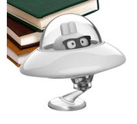 Spaceship Car Diffuser, Cute Air Freshener, Vehicle Perfume Decor, Multipurpose Fragrance Design, Dashboard Ornament Gift, Small Size, Car Interior Family Use, 7.3x4.1cm 198g White