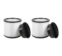 SpaceTent Lot de 2 filtres à cartouche 08-2566B compatibles avec la plupart des aspirateurs humides/secs de 18 à 58 litres.