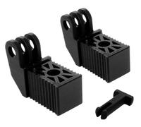 Spacetimevalley Charnière de Remplacement Ikea Lycksele Canapé et Canapé-lit, Charnière meubles de Remplacement Fermeture Support Compatible Lycksele LÖVÅS et Autres Modèles (Model 3) Noir