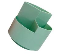 Spacious 360 Rotating Desktop Organiser Multi Functional Plastic Storage Box for School Office Art Supplies Organization Office Desk Storage Box