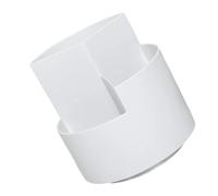 Spacious 360 Rotating Desktop Organiser Multi Functional Plastic Storage Box for School Office Art Supplies Organization Office Desk Storage Box