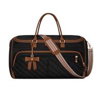 Spacious Luggage Bag - Lightweight Duffel Bags | Large Capacity Travel Bag for Weekend Trips Business, Zippered Women Overnight Luggage, Women Duffel Bags, Foldable Duffle for Outdoor Overnight Use