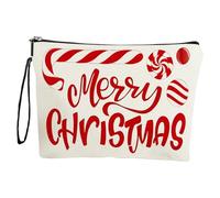 Spacious Toiletry Pouch, Sac cosmétique de Noël, Sac cosmétique étanche, Sac de Rangement Durable, Sac de Rangement pour Femmes, Sac de Transport pour Voyage, B, riferimento Alla descrizione, Se