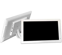 Spacmirrors Cadre Photo numérique, 1280 x 800 Haute résolution FHD 16:9 IPS, Cadre Photo numérique pour la Maison, Lecteur Photo, Musique, vidéo, Calendrier, Alarme, minuterie d'arrêt automatiqu