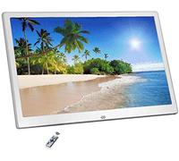 Spacmirrors Cadre Photo numérique, Cadre Photo numérique 12,1 Pouces, résolution 1280 x 800, écran IPS, Lecteur vidéo de Musique, Calendrier, Alarme, Marche/arrêt Automatique, avec télécomman