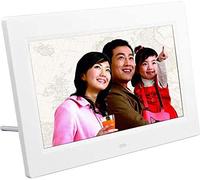 Spacmirrors Cadre Photo numérique, Cadre Photo numérique LCD 9 Pouces, télécommande Multifonction, Cadre Photo électronique