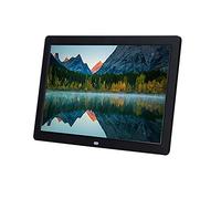 Spacmirrors Cadres Photo numériques à Induction du Corps Humain 14 Pouces Haute définition numérique Prend en Charge la Carte mémoire SD/U Disque/TF résolution 1280 x 800 Lecture en Boucle Auto