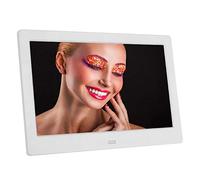 Spacmirrors Cadres Photo numériques Album Photo électronique de 10 Pouces, matériau ABS, écran LCD, Lecteur multimédia de Musique de Film, électronique Intelligente, Noir et Blanc en Option (BL