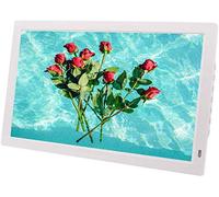 Spacmirrors Cadres Photo numériques Cadre Photo numérique 21,5 Pouces, 1920 x 1080 Full HD 16:9 IPS Écran Portrait Paysage Support Rotation Automatique - Calendrier Musical Alarme Minuterie Marche