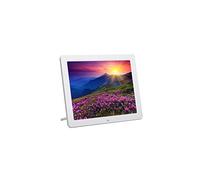 Spacmirrors Cadres Photo numériques Écran HD LED 12 Pouces Album Photo électronique Résolution 800 x 600 Navigation d'images Lecture de Musique Vidéo Slide Réveil Calendrier Télécommande (Bla