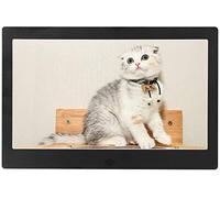Spacmirrors Cadres Photo numériques Écran Large HD de 10 Pouces avec Calendrier, Heure, commutateur Automatique, Lecteur vidéo prenant en Charge la Lecture Murale d'images Musicales ()