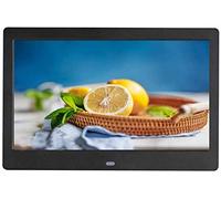 Spacmirrors Cadres Photo numériques Noir 10 Pouces, Machine à Une Touche, Machine publicitaire Commerciale, 1080P, Lecture Murale, Carte mémoire SD, Mini SD, TF, Disque U Cadres Photo numériques