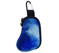 Spacmirrors Housse d'inhalateur en néoprène - Portable - Housse de protection pour inhalateur en forme de L, bleu ciel, 5" X 3", Poche de rangement