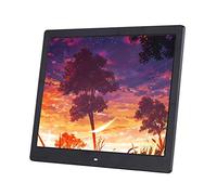 Spacmirrors Machine publicitaire Murale multifonctionnelle pour Centre Commercial de 16 Pouces prenant en Charge Le Cadre Photo numérique à Induction du Corps Humain avec télécommande (Blanc Noir