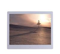 Spacmirrors Machine publicitaire Murale multifonctionnelle pour Centre Commercial de 16 Pouces prenant en Charge Le Cadre Photo numérique à Induction du Corps Humain avec télécommande (Blanc Blan