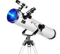 Spacmirrors Télescope 114 mm pour Enfants et Adultes Télescopes astronomiques Portables à réfraction, télescope pour Enfants, télescopes pour Adultes Astronomie, Cadeau d'astronomie