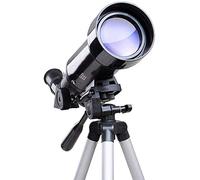 Spacmirrors Télescopes pour l'astronomie, très Grand diamètre 70 mm pour Enfants débutants, télescope réfracteur, télescope de Voyage avec Sac de Transport, trépied, Cadeaux d'anniversaire