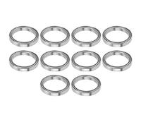 Spacnana 10 Pièces S6808Z Roulements à Billes Miniatures à Gorge Profonde | Support rotatif du moteur et de la pompe, cage en acier blindée, stabilité à grande vitesse et faible bruit, consommation