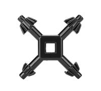 Spacnana 4 en 1 Clé de la Touche de la Touche Universelle Ensemble de Touches de Forage en Acier en Acier avec 4 Tailles pour le Resserrement des Relâchement de la Plupart des Délais de