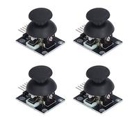 Spacnana 4Pcs PS2 Joystick Module, 5 Pin Dual-Axis Control Sensor Kit | Sortie analogique pour extension PS2, conception de potentiomètre à bascule, câblage de circuit X Y Z séparé, entrée DC 3,3
