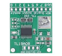 Spacnana 8ch UART Relay Control Board, TL19A08 DC 5V | Commutation retardée par commande série, réponse en réponse maximale de 9999 s, module d\'automatisation industrielle,