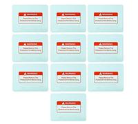 Spacnana Accessoires électriciens de Soudage de Soudage Couvercle de la Lentille de Protection Plaque de Protection Coin Rond 116 X 90 Mm, Goutte Anti-pression, Matériau en Polycarbonate