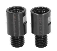 Spacnana Adaptateur de Broche de Poupée de Tour 2 Pièces, Adaptateur de Filetage en Acier pour le Travail du Bois 5/8 Pouces à M14 et M14 à 5/8 Pouces Compatible avec les Outils