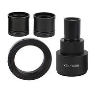 Spacnana Adaptateur de Caméra pour Microscope pour Monture SLR, Support de | Anneau d\'interface fileté M42, imagerie à grossissement 2X, corps en alliage d\'aluminium 6061, finition anodisée antireflet