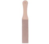 Spacnana Ajusteur de Couteau en Cuir, Affûtage Rapide en Bois de Hêtre à Double Face, pour les Pros et les (Assiette de poinçonnage en cuir bronzé végétal)