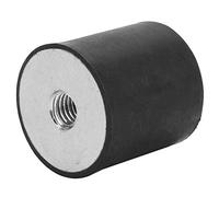 Spacnana Amortisseur D'isolateur de Bobine Anti-Vibration en Caoutchouc, Paquet de 4 avec Caoutchouc lié au Métal pour Compresseur D'air, Pompe à Moteur (DE30*30 M8)