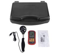 Spacnana Anémomètre Numérique avec 500 Enregistrements de Données, | Jauge de vitesse du vent portable, compteur de vitesse de l\'air à 6 unités, grand écran LCD rétroéclairé, maintien des