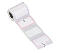 Spacnana Autocollant d'étiquette de Prix Auto-adhésif, Papier Thermique Direct pour les Prix de Détail avec 150 Feuilles par Rouleau pour l'inventaire du Magasin et l'organisation des (Bord