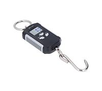 Spacnana Balance Suspendue Numérique à Crochet, Grue, 200kg, 440lb, Portable, Robuste, électronique, avec écran rétroéclairé LCD 360, pour Bagages, Pêche, Expédition D'épicerie (Argent Noir)
