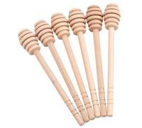 Spacnana Bâtonnets en Bois pour Tremper le Miel, 50 Pièces, Bois Naturel de qualité Alimentaire avec Rainures Profondes pour Sirop de Miel, Mélasse et Liquides Visqueux (Prenez Honey King Slotting
