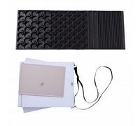Spacnana Boîte à écluse Portative en Or Pliable, Alliage D'aluminium à 3 Sections