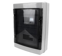 Spacnana Boîte de Disjoncteur de Boîte de Distribution 24 Voies avec Couvercle Transparent, de Panneau électrique étanche IP65 pour équipement de Communication Intérieur et Extérieur, Matériau ABS +