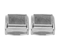 Spacnana Boucles à Pression Légères en Acier Inoxydable 316, 2 Pièces, Boucle de Verrouillage à Ressort Réglable pour Bagages de Bateau, 27mm, Antidérapantes