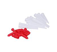 Spacnana Buses de Calfeutrage 12 Pièces, Embouts de Collage en Matériau ABS pour les Applications de Mastic Domestique, Idéales pour la Finition de la Cuisine et de la Salle de Bain