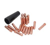 Spacnana Buses de Pistolet de Soudage 20 Pièces, Remplacement de Buse de Soudage sans Gaz Conducteur en Cuivre pour Pistolets de Pulvérisation et Projets de