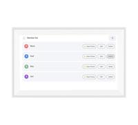 Spacnana Calendrier Numérique Intelligent de 15,6 Pouces, écran Tactile Interactif FHD 1080P, Planificateur Familial électronique pour la Maison et Le Bureau (Prise UE 100-240 V)