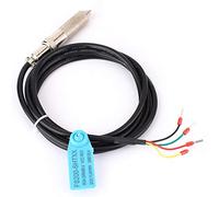 Spacnana Capteur d'humidité du Sol, Compteur de Sol Numérique à Structure en Laiton avec Mesure de Température de -20 à 212 °F pour l' et les Serres (FS200-SHT31)