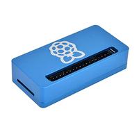 Spacnana Carte avec Wi-FI, Connecteur GPIO 40 Broches pré-soudé (Blue) | Contrôleur NAS et IoT compact, sortie 1080p60, boîtier de dissipation thermique en alliage d\'aluminium, transfert de