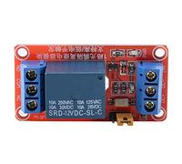 Spacnana Carte de Module de Relais Optocoupleur à 4 Canaux, Déclencheur Faible 5V / 12V / 24V, Connexion à Borne Facile, compatibilité à Large Tension (12V)
